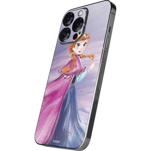 Disney Frozen Anna Sketch Art iPhone 14 Pro Skin