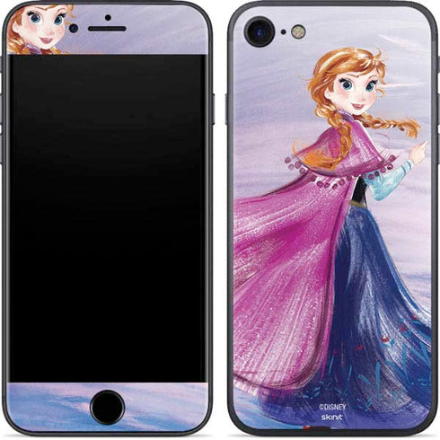 Disney Frozen Anna Sketch Art iPhone SE (2nd & 3rd Gen) Skin