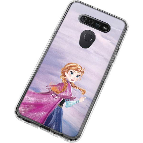 Disney Frozen Anna Sketch Art LG K51/Q51 Clear Case