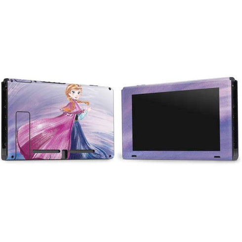Disney Frozen Anna Sketch Art Nintendo Switch Bundle Skin