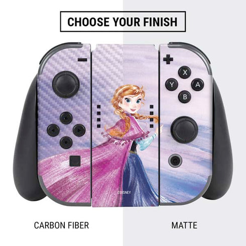 Disney Frozen Anna Sketch Art Nintendo Switch Bundle Skin