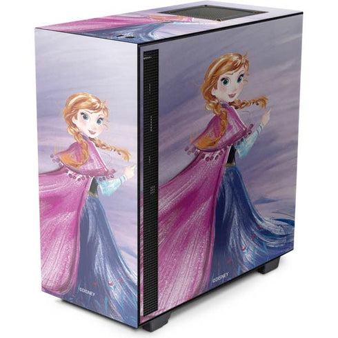 Disney Frozen Anna Sketch Art NZXT H510 Compact ATX Mid-Tower Case Skin