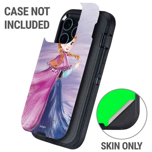 Disney Frozen Anna Sketch Art Otterbox Defender iPhone Skin
