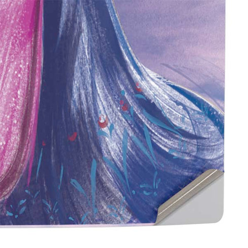 Disney Frozen Anna Sketch Art PS5 Slim Digital Edition Console Skin