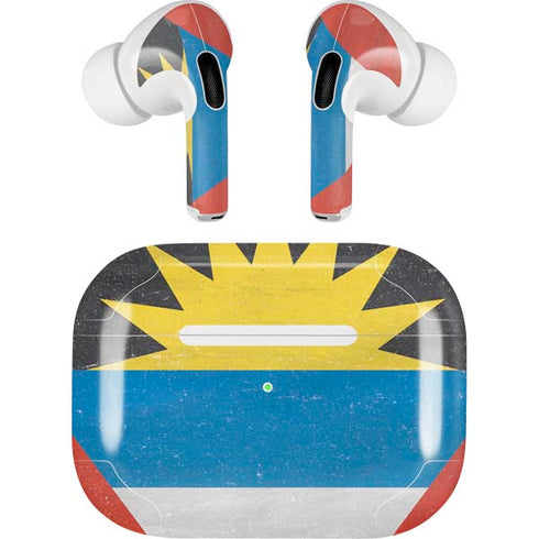 Antigua and Barbuda Flag Distressed AirPods Pro 2nd Gen Skin