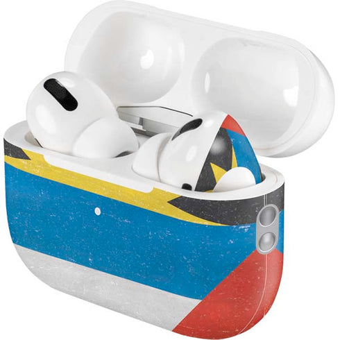 Antigua and Barbuda Flag Distressed AirPods Pro 2nd Gen Skin