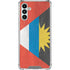 Antigua and Barbuda Flag Distressed Galaxy A13 5G Clear Case
