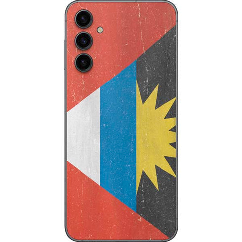 Antigua and Barbuda Flag Distressed Galaxy A14 5G Skin