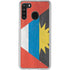 Antigua and Barbuda Flag Distressed Galaxy A21 Clear Case