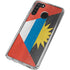 Antigua and Barbuda Flag Distressed Galaxy A21 Clear Case