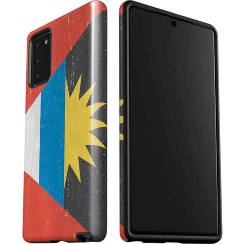 Antigua and Barbuda Flag Distressed Galaxy Note20 5G Pro Case