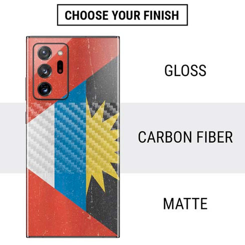 Antigua and Barbuda Flag Distressed Galaxy Note20 Ultra 5G Skin