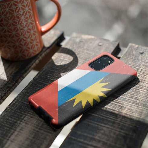 Antigua and Barbuda Flag Distressed Galaxy S20 Plus Pro Case