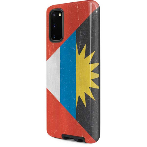 Antigua and Barbuda Flag Distressed Galaxy S20 Pro Case