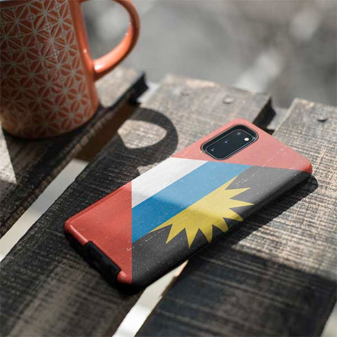 Antigua and Barbuda Flag Distressed Galaxy S20 Pro Case