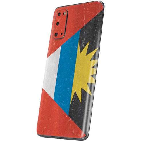 Antigua and Barbuda Flag Distressed Galaxy S20 Skin