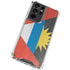 Antigua and Barbuda Flag Distressed Galaxy S21 Ultra 5G Clear Case