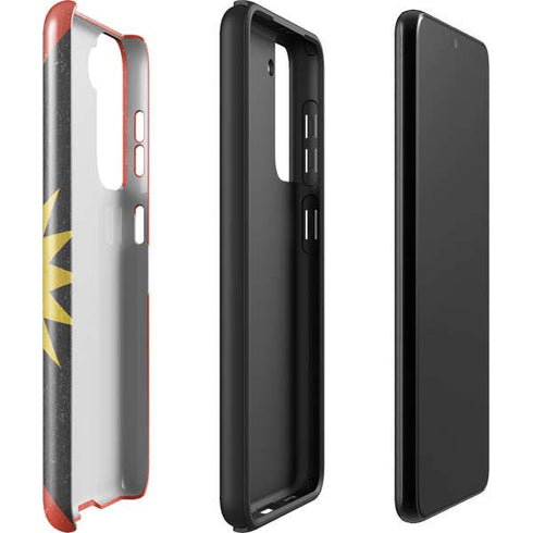 Antigua and Barbuda Flag Distressed Galaxy S22 Plus Pro Case