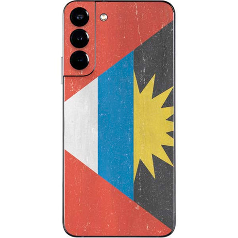 Antigua and Barbuda Flag Distressed Galaxy S22 Plus Skin