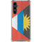 Antigua and Barbuda Flag Distressed Galaxy S23 FE Clear Case