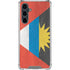 Antigua and Barbuda Flag Distressed Galaxy S23 FE Clear Case