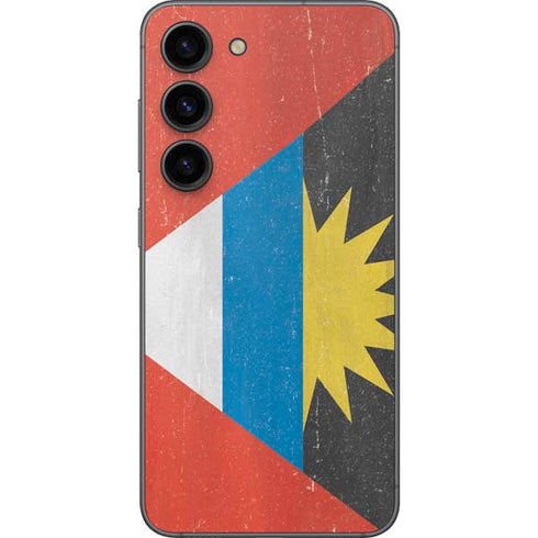 Antigua and Barbuda Flag Distressed Galaxy S23 Skin