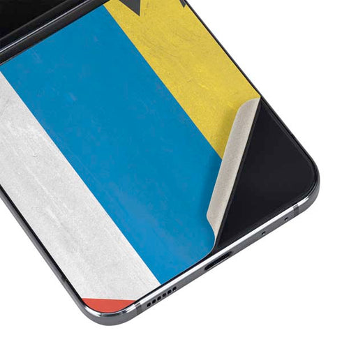 Antigua and Barbuda Flag Distressed Galaxy Z Flip5 5G Skin