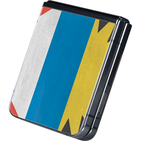 Antigua and Barbuda Flag Distressed Galaxy Z Flip5 5G Skin
