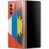 Antigua and Barbuda Flag Distressed Galaxy Z Fold2 5G Skin