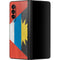 Antigua and Barbuda Flag Distressed Galaxy Z Fold3 5G Skin