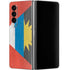 Antigua and Barbuda Flag Distressed Galaxy Z Fold4 5G Skin