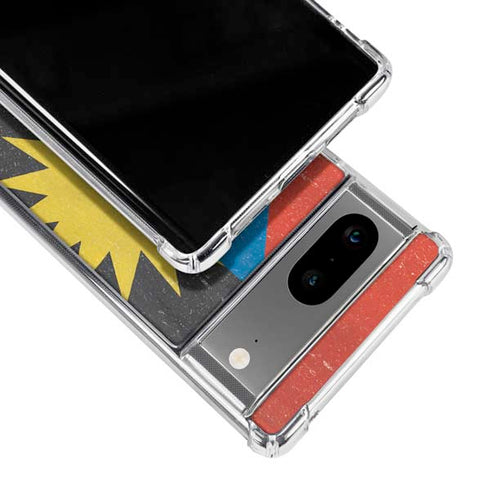 Antigua and Barbuda Flag Distressed Google Pixel 8 Clear Case