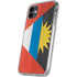 Antigua and Barbuda Flag Distressed iPhone 11 Clear Case