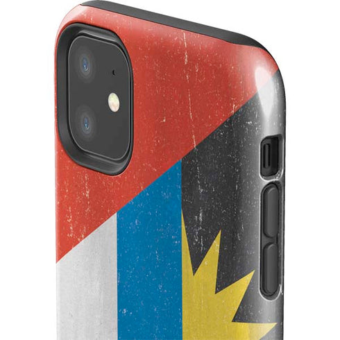 Antigua and Barbuda Flag Distressed iPhone 11 Impact Case