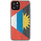Antigua and Barbuda Flag Distressed iPhone 11 Pro Clear Case