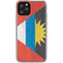 Antigua and Barbuda Flag Distressed iPhone 11 Pro Clear Case