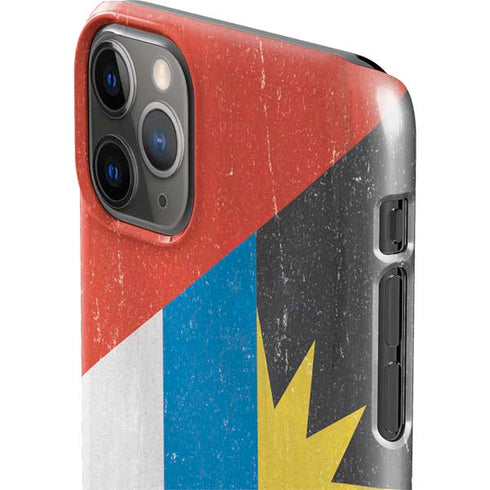 Antigua and Barbuda Flag Distressed iPhone 11 Pro Max Lite Case