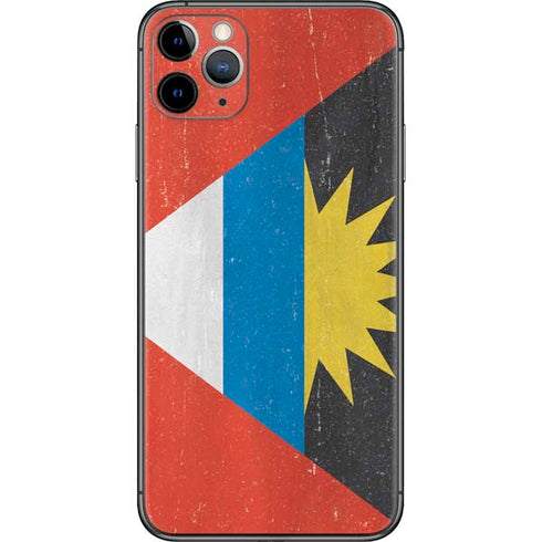 Antigua and Barbuda Flag Distressed iPhone 11 Pro Max Skin