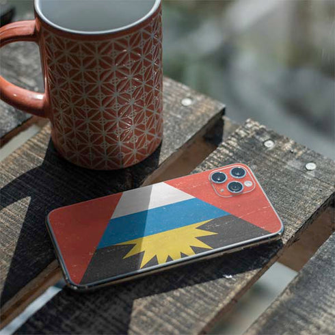Antigua and Barbuda Flag Distressed iPhone 11 Pro Max Skin