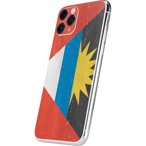 Antigua and Barbuda Flag Distressed iPhone 11 Pro Skin
