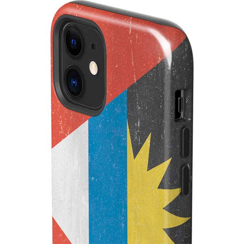 Antigua and Barbuda Flag Distressed iPhone 12 Mini Impact Case