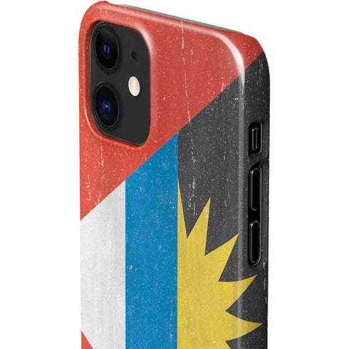 Antigua and Barbuda Flag Distressed iPhone 12 Mini Lite Case
