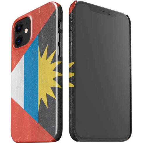 Antigua and Barbuda Flag Distressed iPhone 12 Mini Lite Case