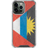 Antigua and Barbuda Flag Distressed iPhone 13 Pro Max Clear Case