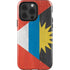 Antigua and Barbuda Flag Distressed iPhone 14 Pro Impact Case