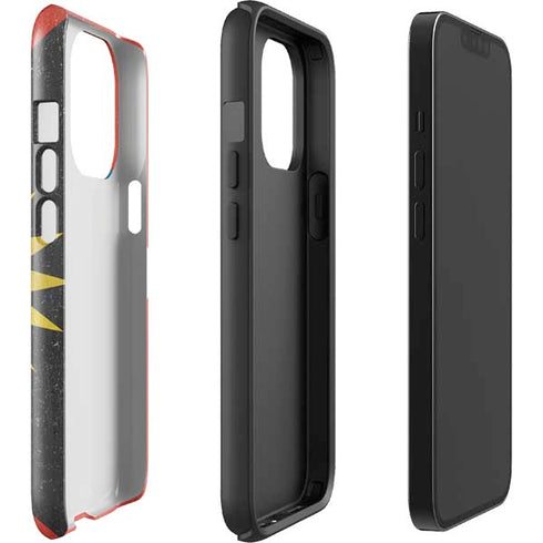 Antigua and Barbuda Flag Distressed iPhone 15 Pro Impact Case