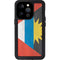 Antigua and Barbuda Flag Distressed iPhone 14 Pro Waterproof Case