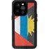 Antigua and Barbuda Flag Distressed iPhone 14 Pro Waterproof Case