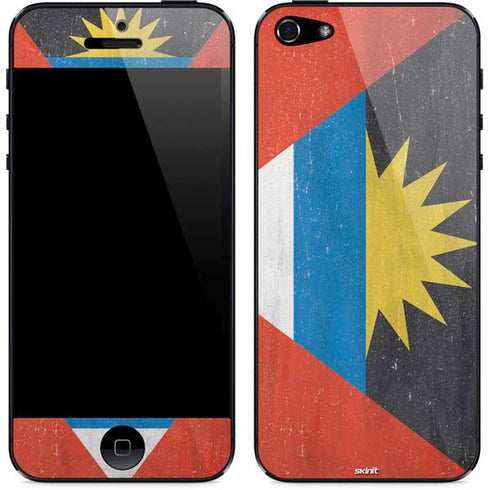 Antigua and Barbuda Flag Distressed iPhone 5/5s/5SE Skin