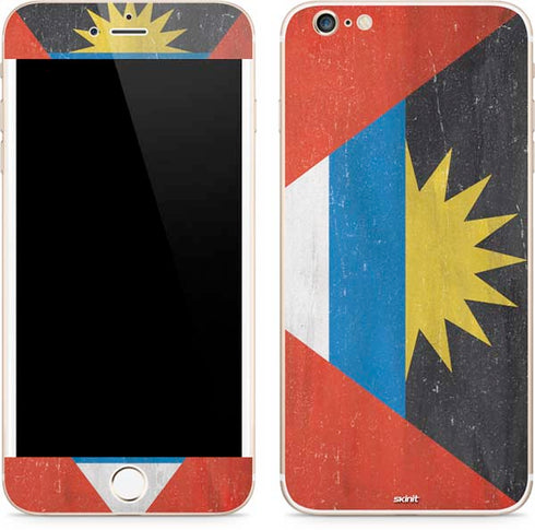 Antigua and Barbuda Flag Distressed iPhone 6/6s Plus Skin